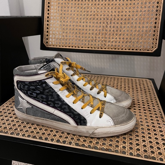 Golden Goose LAB Limited Edition Slide sneakers in denim & suede - Picture 8 of 9